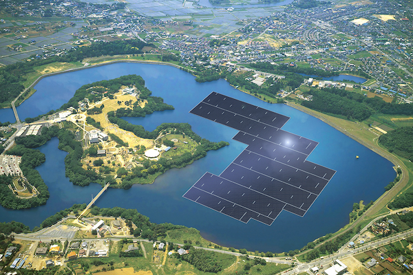 Au Japon, Kyocera construit une centrale solaire flottante de 13,7 MW - Batiweb